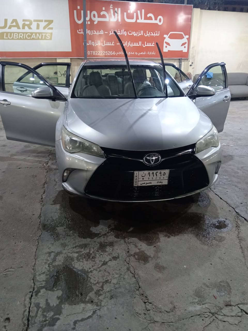 للبيع كامري امريكي موديل 2017
كامري 2017للبيع رقم بغداد  Se اللون سلفر 
كلين بدون صبغ فقط الدعاميه الخلفية
 صبغ سنويه مجدده لل 28 
شرط التحويل وشرط الفحص 
 محرك وكير 
 السياره بيها شخوط بسيطة بالباب الي خلف باب السايق مثل ماموضح بالصور 
 جديده مال جناي السعر 165وبيه مجال بسيط وللإستفسار الاتصال على هذا الرقم 
‭0780 798 6759‬
مكان السيارة الانبار الحبانية
