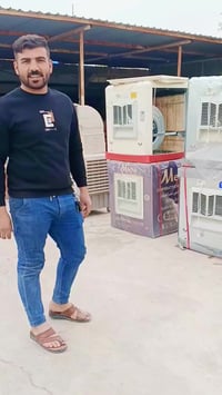 مبردات خزين • ضمان صيانة • مزاد الساعدي