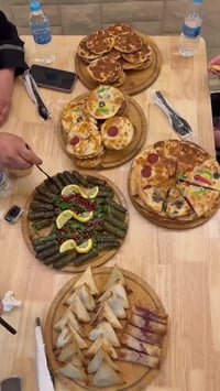 مناقيش • الفلوجه • لحم بعجين