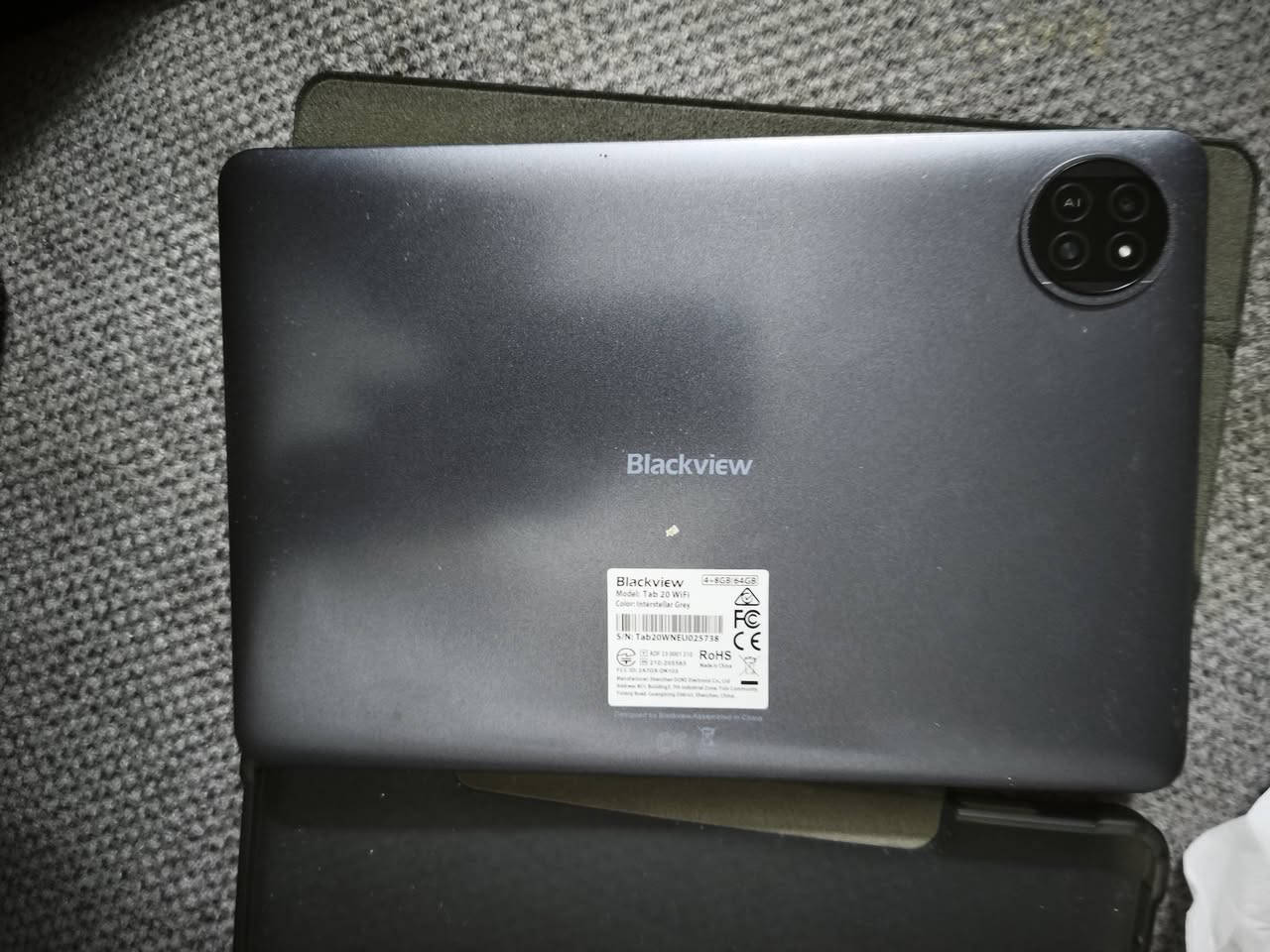Blackview Tab WiFi للبيع 
رام 4GB | ذاكرة 64GB | شاشة 10.1 بوصة |

بطارية

.6600mAh

نظيف وجاهز للاستخدام استخدام جدا قليل

السعر 140 الف

للتواصل خاص.


**إذا كنت صاحب هذا الإعلان وتريد حذفه لأي سبب، رجاءا أرسل رسالة إلى الدعم الفني**