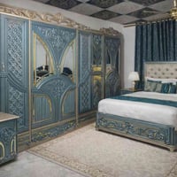 غرفة نوم • خشب زان • ٩ قطع