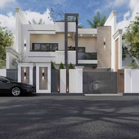 واجهة مودرن • تصميم هندسي • بابل الكرامة