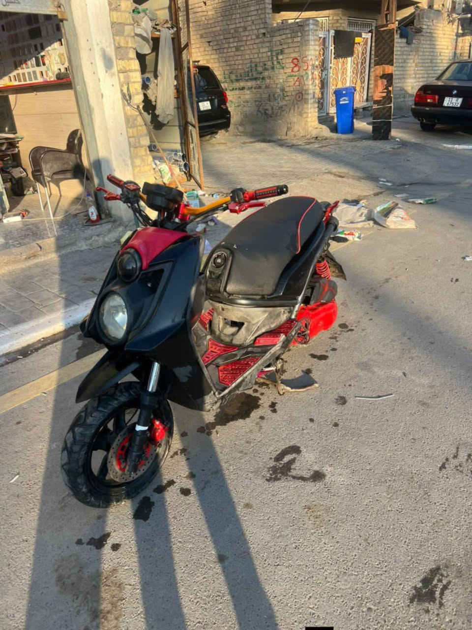 السلام عليكم من رخصت مدير لكروب شبابنه الطيبه دراجه سكنس جبلي دراجه خير من الله مكينه كفاله عامه من تاير ل تاير جيب 300 فيتر وياك و تعال دراجه اذا مفتوحه اوو بيها شي تاخذها بلاش  مكاني الشعب الرقم   اتصل بسس ع رقم و او واتساب***********
