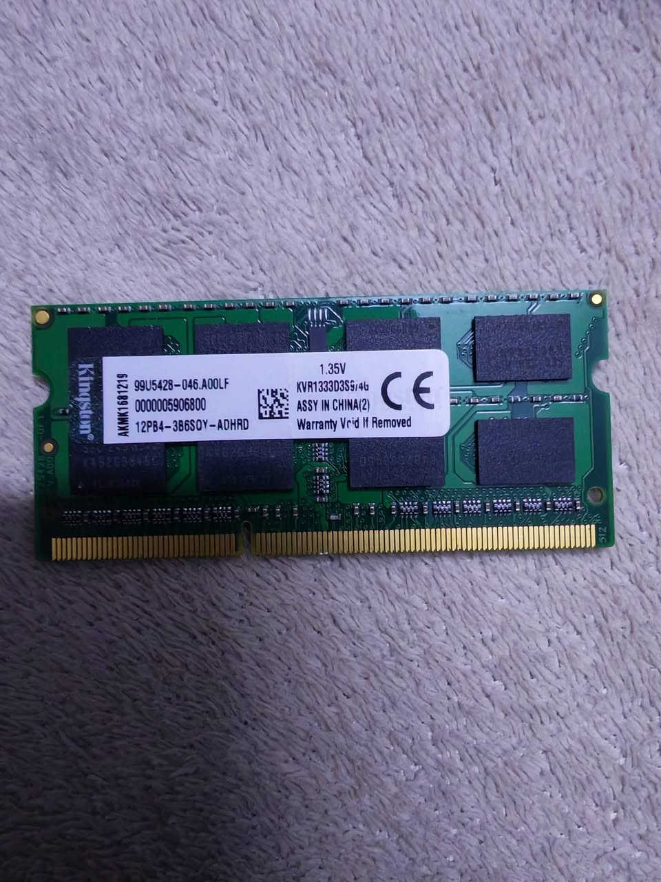 ddr3L
حجم 4 گيكة


**إذا كنت صاحب هذا الإعلان وتريد حذفه لأي سبب، رجاءا أرسل رسالة إلى الدعم الفني**
