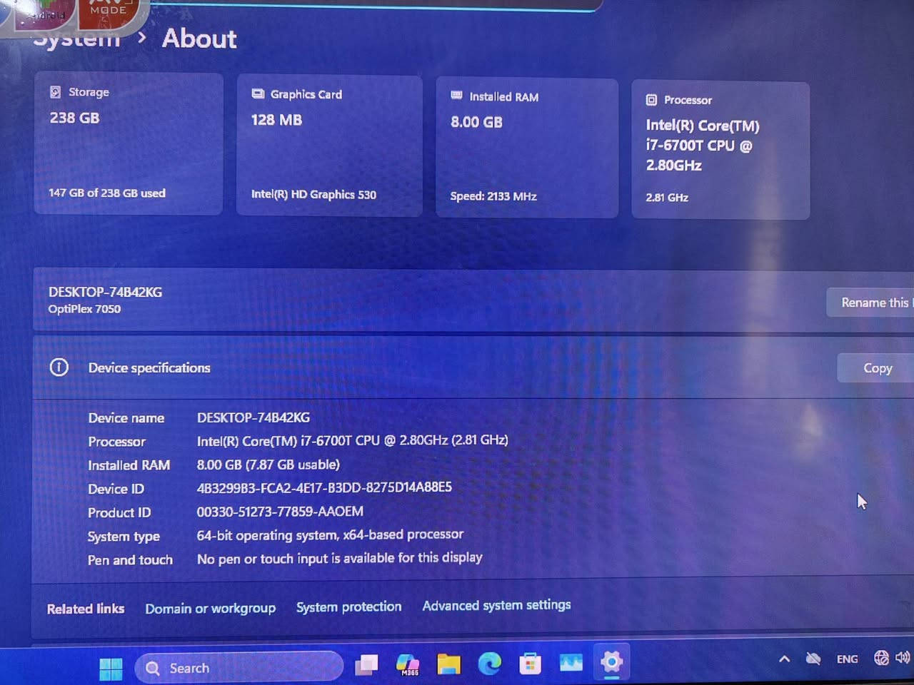 DELL مني كيس
نضافه 100/100 
معالج cori7 gel6 جيل سادس 
فئه المعالج T اقوى واحسن من U
رام 8   DDR4
هارد 256 M2 ssd
كارت شاشه حجم  4 G شير 
ونودز 11 برو 
وياه شاحنته و ماوس RGP اصلي شركه جايه 
و كيبور و كيبل HD 
سعر 140 الف قفل بدون عمله ولا بيه مجال سعر جوه سوك كله  
مكاني بغداد موجود توصيل  
مازنجر ما متواجد فقط اتصال أو وتساب 
***********
