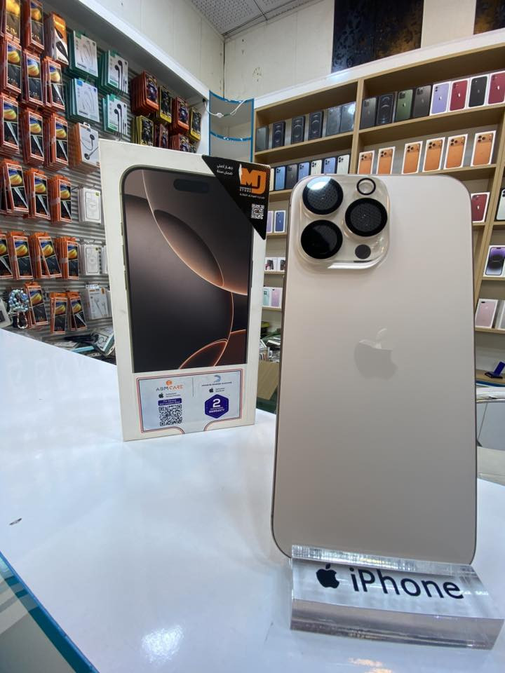 ايفون 16 برو ماكس 256
بطارية98%‌‎
نضافة 100‎%‎
الجهاز شرق اوسط 
اخو جديد نضيف واستخدام قليل 
كامل ملحقات الاصلية شركة ماستر الاصلي 
السعر مناسب 
***********
📍 العنوان:
القطاع – شارع المدارس – مقابل مدرسة الأندلس
مركز الشمس 2
