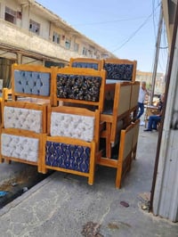 تخت عراقي نفر واحد عرض 90سم طول 2 متر شغل خاص ثقيل جداً جديد غير مستخد...