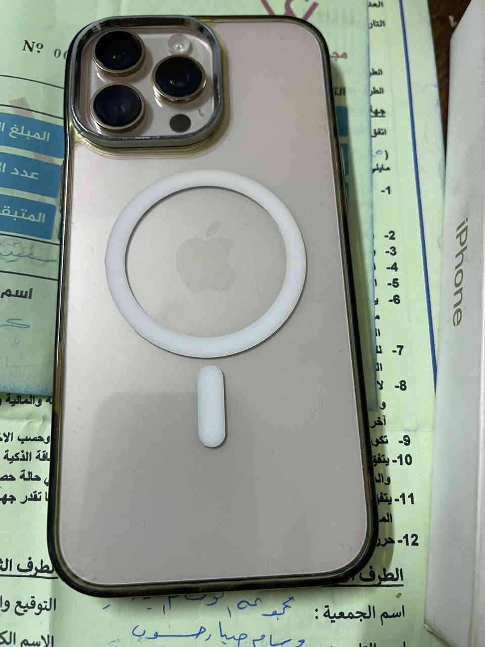 ايفون ١٦ برو ماكس لون  صحراوي بعده جديد استعمل جدا قليل بطاريته ١٠٠ ذاكرته ٢٥٦ دورات الشحن ١٤٩ بي ضمان ماستر  اخوان  اللي يديد يتصل واتساب لا نرد على التعليقات***********
