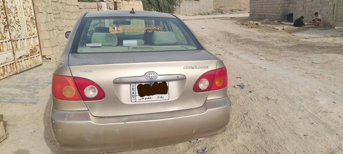 السلام عليكم
كورلا نحلة للبيع موديل 2007 وارد أمريكي 
سيارة بدون ضرر مكفولة صبغ احزام فقط أستفسار على
*********** سامراء
