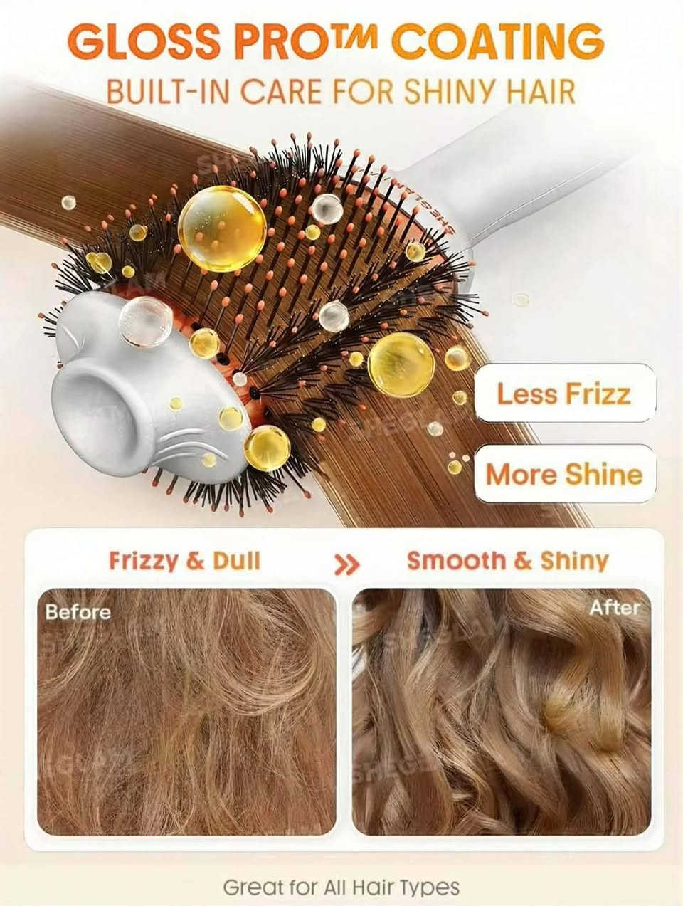 ((((30 ألف))))

للبيع فرشة سشوار حرارية 4 في 1 من شي غلام (SHEGLAM) جديدة بالكارتون 😍✨

​الجهاز جديد وشغال قطعة أولى هاي الفرشة الحرارية تسوي كلشي بآن واحد (تجفف، وتسرح، وتنعيم، وتنطي فوليوم وحجم للشعر) حجمها ممتاز (72 ملم) وسريعة بالاستخدام وتغني عن الصالونات

​المميزات على السريع:

​تجفف الشعر وتسرحه بنفس الوقت وبسرعة

​تنطي فوليوم (حجم) وحيوية للشعر وماتخليه يربض

​درجة الحرارة مالتها ممتازة وتتوزع بالتساوي

​السعر: 30 ألف دينار

توصيل لجميع محافظات العراق

***********
