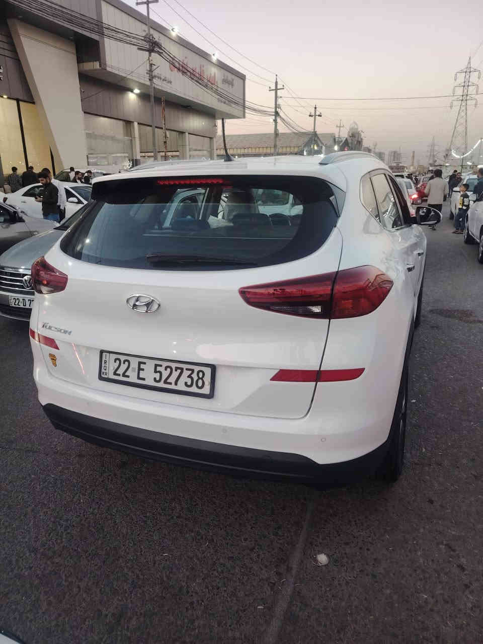 تكسون موديل 2019 وارد خليجي
فول مواصفات عدا البانوراما
بصمة تشغيل
بصمة ابواب 
هاند بريك رجل
كاميرا وشاشة 
طخم  تايرات جديد 
كير   ومحرك  شرط  على وضع الشركة
رقم اربيل دولي  
سيارة  بأسمي
شرط  تحويل 
السيارة شرط لا ضربه ولا صبغ
مكان سيارة القيارة قرية الحاج علي   
سعر سيارة 215  
للستفسار  ع  الرقم ***********
