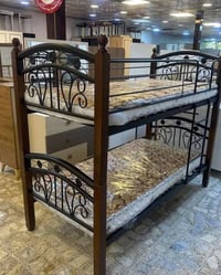 سرير طابقين • سرير ماليزي • حديد ثقيل