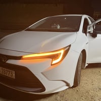 كورلا هايبرد موديل 23تبديل شاشه كار بلي الارضيه جلد مع كاعيات اصلي حظن...