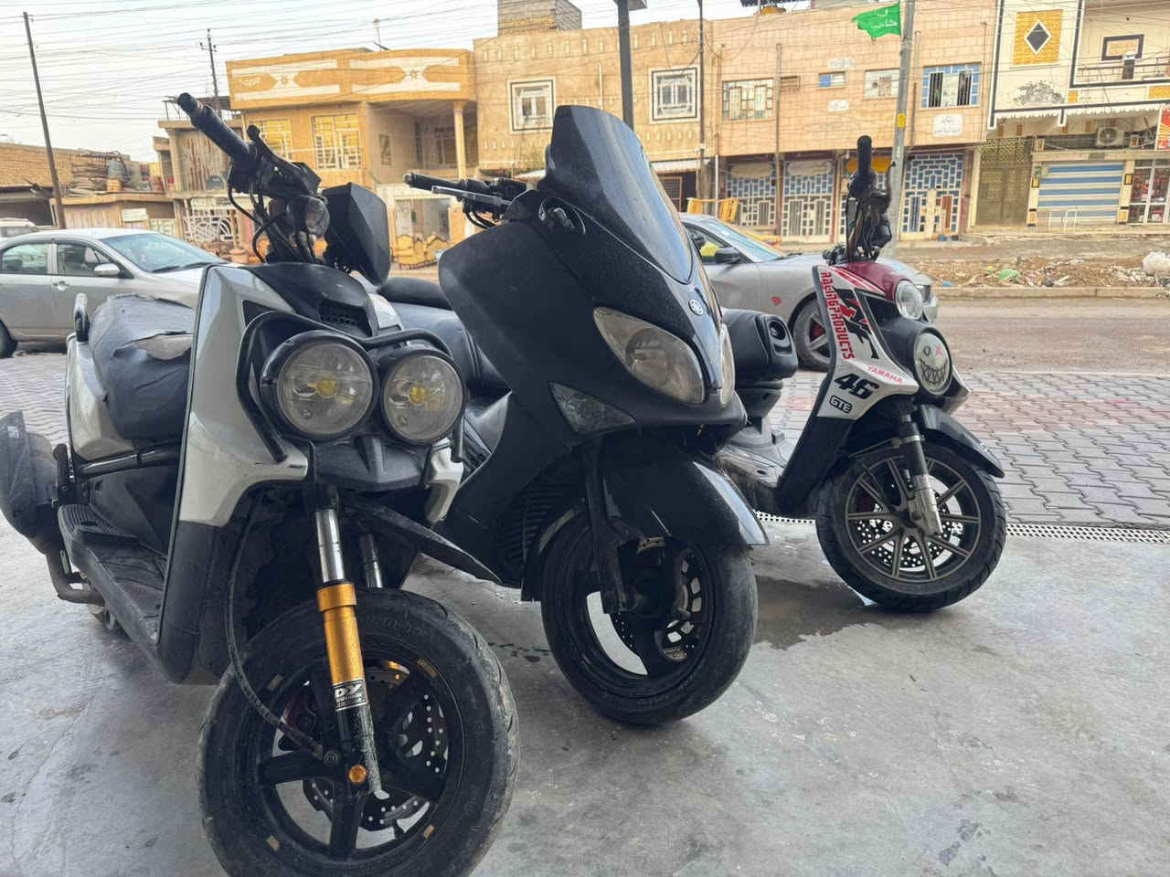 سلام عليكم
تيماكس 2007 مكفولة مكينه شرط برغي بلمكينه مامطخوخ
مكينه حلوة نضيفه كابريترات نضاف
كيجات شغاله حماوه ثابته 
( تايرات يرادلهة امامي خلفي فقط ينزلن)
وحساس سرعه امامي عطلان 
والدراجة نقصهة دسكات خلفيه لا اكثر
كهربائيات عام شغال
اشاير امامي لد مشتريهن جدد 
كلج بصمه ادامة للخرز بيهة بس  فايبرات تعبانه
دراجة فقط يرادلهة ادامه كلج دهن مو اكثر
سعر 2400 وبيهة مجال للطيبين 
*********** ( عنواني بغداد )
