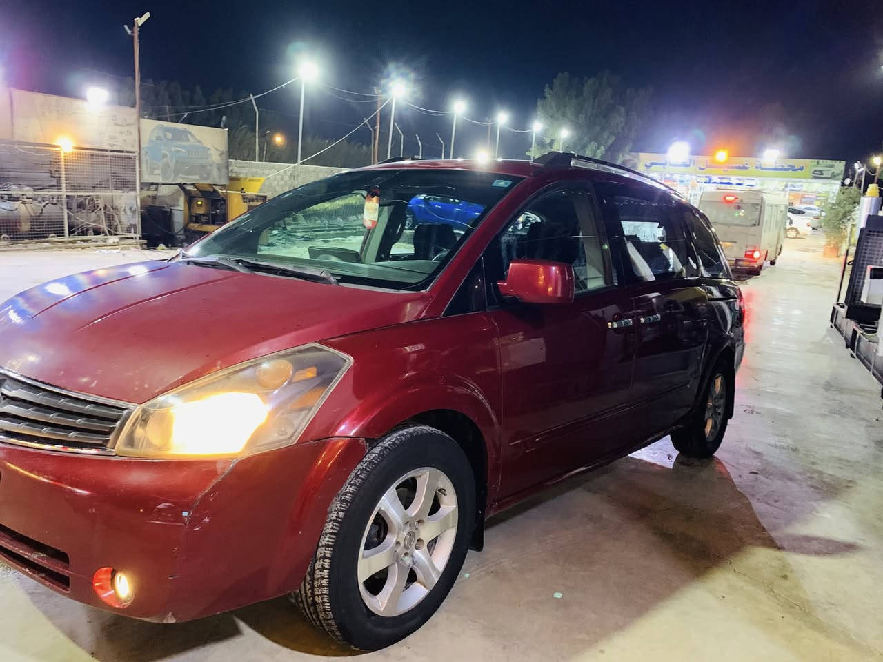 السلام عليكم للبيع نيسان كويست موديل 2007 رقم بغداد انكليزي بأسمي تحويل ثاني يوم السياره مكينه وكير كفاله السياره فول الفول فتحه وبنوراما خلفيه على طول السياره سستم صوت سماعات 9 شاشات 3 اعلى فئه بالنيسانSE بوب كهرباء وشفط والجنطه السياره عوزها كم ملاحضه من تخابرني افهمك بيهن سعرها 65 وبيها مجال للشراي مكان السياره واسط_الكوت الاتصال على الرقم ***********
