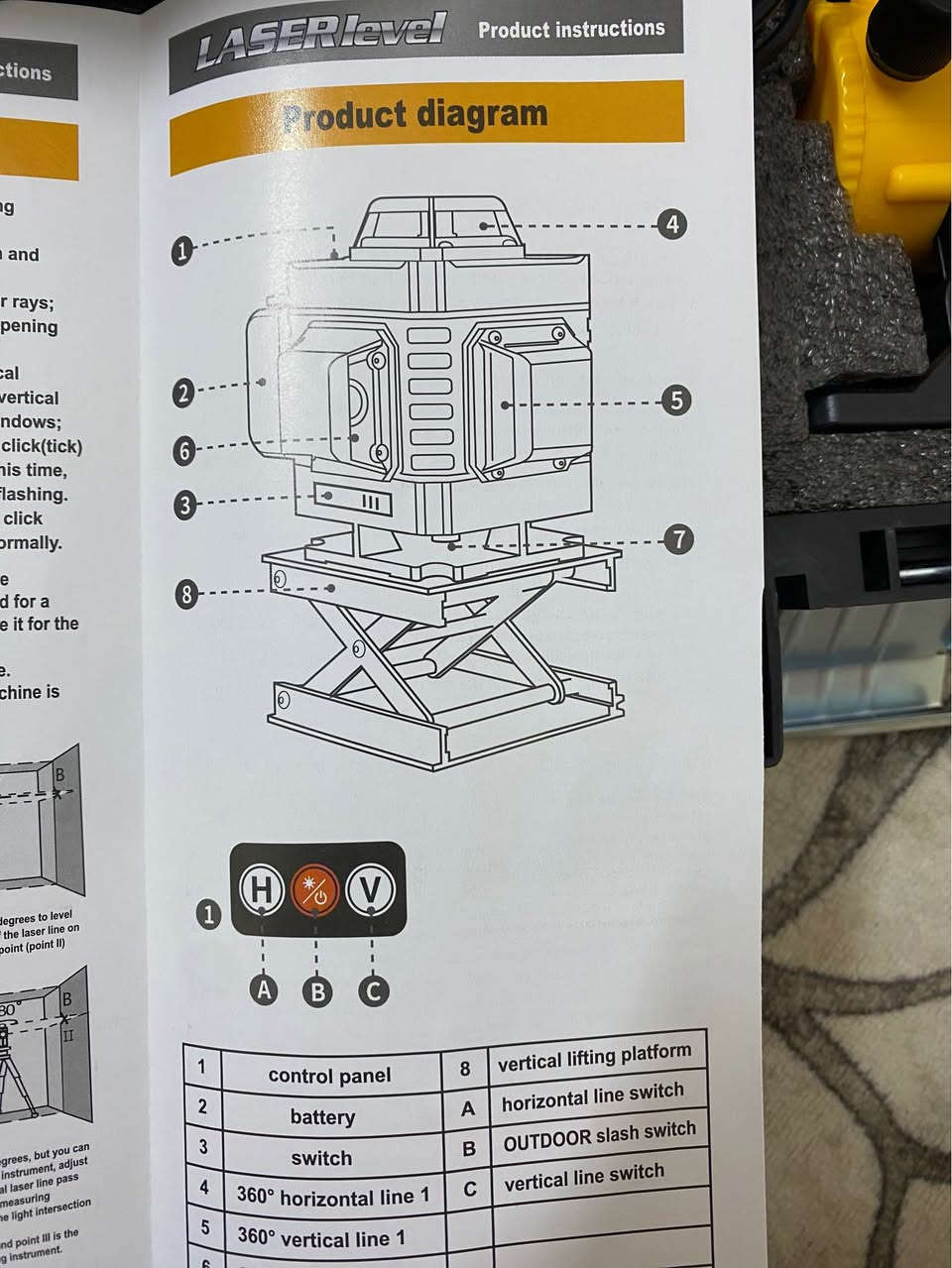 ئامێرێکی پێوانەکردنی لێزەری زۆر پێشکەوتوو، لۆک و هەڵنەپچڕاوە، بۆ هەموو کارێکی بیناسازی و دیکۆرات دەبێت.
تایبەتمەندییەکان:
✅ لێزەری سەوز (Green Laser): زۆر ڕوونە و لەبەر تیشکی خۆر و شوێنی ڕووناک بە باشی دەبینرێت.
✅ سێ ڕەهەندی (3D): ١٢ هێڵی ستوونی و ئاسۆیی ورد نیشان دەدات.
✅ کەلوپەلی کامل: (عەینەکی تایبەت، پاتری لیسیۆمی بەهێز، شەحنکەرەوە، و جانتای پاراستن)ی لەگەڵە.
✅ باری ئامێر: تازەیە و بەکارنەهاتووە (١٠٠٪ لۆک).
📍 شوێن: [سلێمانی]
💰 نرخ: [٩٠هەزار دینار] و کەمێک مەعامەلە.
📞 بۆ پەیوەندی: [***********] یان نامە بۆ مەسنجەر بنێرە. السليمانية, العراق
