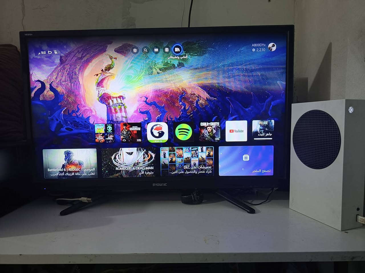 سلام عليكم
Xbox series s للبيع 
جهاز مستخدم قليل كلش نضافه 100% وياه حساب واشتراك ال


**إذا كنت صاحب هذا الإعلان وتريد حذفه لأي سبب، رجاءا أرسل رسالة إلى الدعم الفني**