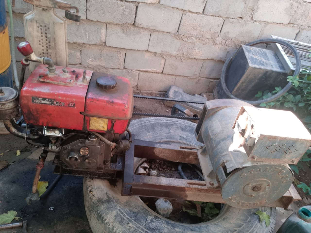 مولد ينمر شغال بستم واحد مع راس توليد سنكل درجة أولى
***********
