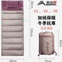 كيس نوم  شتوي یتحمل اقصی درجة حرارة لحد - 36 مامستخدم اوربي ماركة للحج...