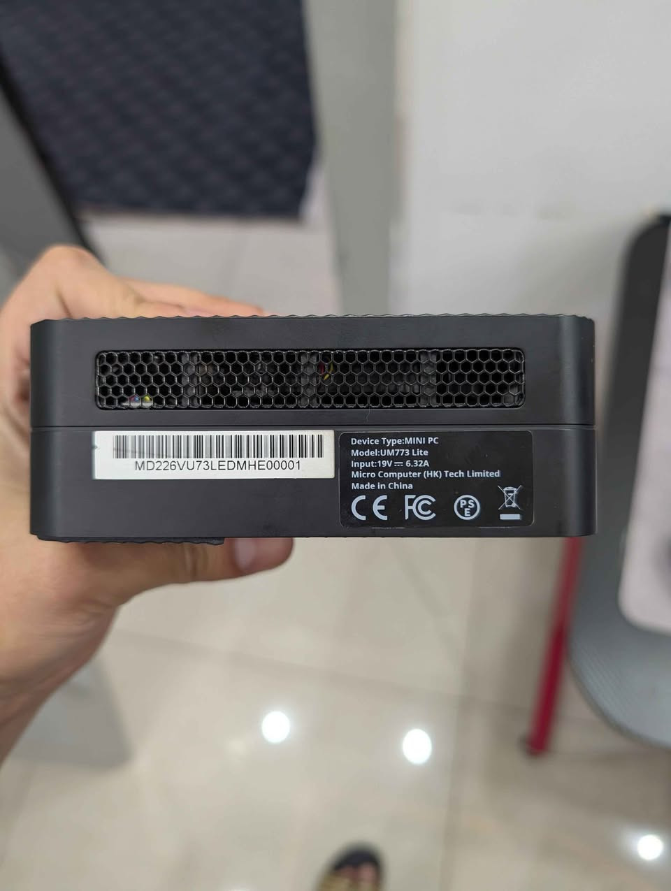 للبيع ميني بي سي Minisforum UM773 Lite 🔥
📌 المعالج: Ryzen 7 7735HS (8C / 16T)
📌 كرت شاشة مدمج: Radeon 680M
📌 الرام: 32GB DDR5
📌 الخزن: 1TB NVMe
📌 حجم صغير جداً وأداء قوي
📌 مناسب برمجة، تصميم، استخدام مكتبي وألعاب خفيفة
الجهاز نظيف جداً وحالته ممتازة ✅
💰 السعر: 500 الف 
📍 الموقع: بغداد
📩 للجادين فقط، مراسلة خاص. بغداد, العراق


**إذا كنت صاحب هذا الإعلان وتريد حذفه لأي سبب، رجاءا أرسل رسالة إلى الدعم الفني**