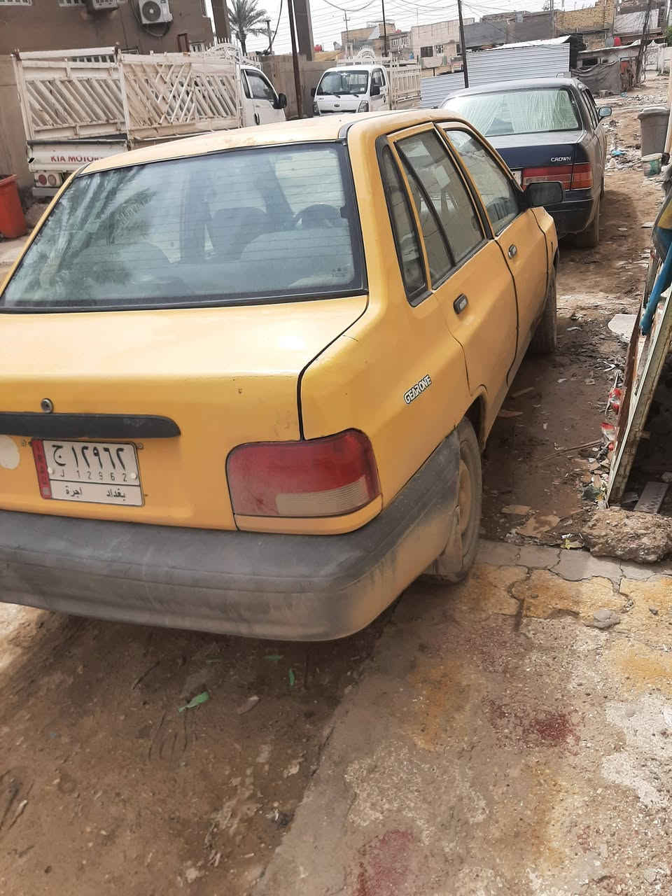 سايبه 2012 حداديه جاهزه عليها غرامه وهيئه تايرات جدد السياره خير من الله رقم بغداد السعر 18 وبيها مجال 
عنواني كريطعه التواصل ع الرقم ***********
