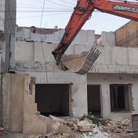 اللة وبركاته مستعدون لهدم الدور و البنايات المرتفعه وحفرالجفره وقطع ال...