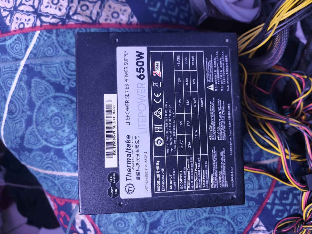 معالج R5500 ب 150
رامات كورسير 3200 (8×2) RGB ب 120
بور thermaltake 650 w ب 65
متوفر توصيل


**إذا كنت صاحب هذا الإعلان وتريد حذفه لأي سبب، رجاءا أرسل رسالة إلى الدعم الفني**