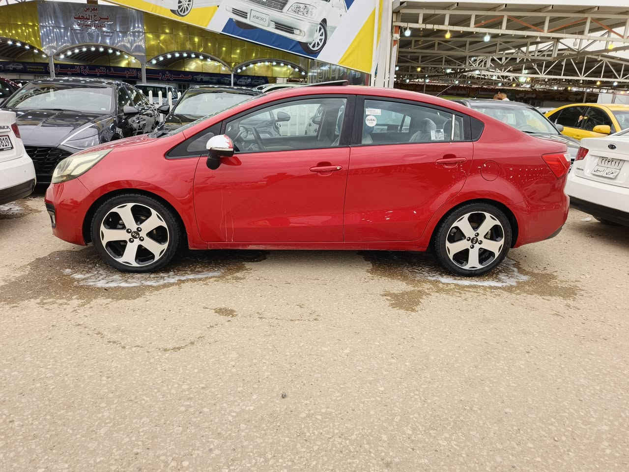 السلام عليكم
كيا ريو موديل 2013
 كفاله عامه 
 حته دعاميات بدون صبغ 
فول مواصفات واحد على واحد 
فتحه سقف 
مري شفط 
اشاير بل مري
تحكم ستيرن 
كروز مثبت سرعه 
حساسات أمامية وخلفية 
5ويل كب كروم سبير ما نازل 
سستم دمام بلادي 
شاشه تاب 
مكينه 1600 جديده %100
حداديه  اليوم مسويه كله %100
كير جديد %100
ماشيه 150الف حقيقي 
 سياره جديده بمعنى الكلمه 
جاهزه برغي ما عايزه
 بسمي تحويل وكاله مضمون للبيع او مراوس سعر 98 وبيه مجال بسيط جداً حك جيه  مكاني نجف الاشرف شارع المطار
  للاستفسار الاتصال على الرقم 
***********
