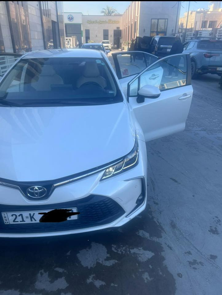 السلام عليكم
تويوتا كورلا 2023 خليجي ضمان شركة SAS 
بصمة تشغيل وابواب وصندوق
قطعتين تبريد
تحكم أستيرن + شاشة ديجيتال
حساسات أمامية خلفية + نظام سبورت
شاحن واير ليس + مري شفط
دوشمة كشنات مخمل
مكفولة كفالة عامة بدون اي قطرة صبغ
رقم سليمانيه سنوية باسمي تحويل ثاني يوم
ماشية 49000 
بغداد / الحبيبية
***********
