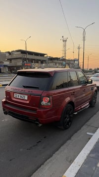 رانج روفر سبورت se موديل 2010 لون احمر  رقم مميز + رقم جديد+ هزه جديده...