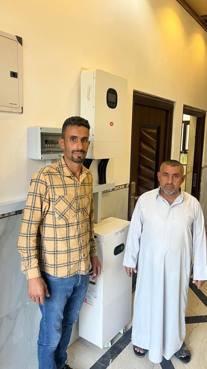 💝💝 اللهم صل على محمد وآل محمد 💝💝
تم تنصيب منظومه طاقه شمسيه للأخ ابو علي سعد جفيل في منطقة ابو عصافير 

**** منظومة ١٥ امبير تصميمنا الخاص****                          

🚨المنظومة الشمسية الأكثر تكاملا والاكثر مبيعا بفضل الله 

👑مواصفات//

💥١. انفيرتر ٨كيلو واط ايتل ضمان ٣سنوات. 

💥٢. ألواح لونجي ٦١٥واط ضمان ١٢ سنه .

💥٣. بطارية داينس  ٨٠٠٠دورة ضمان ٥سنوات. 

💥٤. هيكل حديد مغلون  ضمان ٥سنوات.

💥٥. بوردات الحماية AC..DC

💥٦. السعر يشمل النقل والتنصيب .

💥٧. كيبل التغذية من ضمن العرض.

💥٨. السعر مفاجأة الطلب بالتعليقات توصلك كافة التفاصيل.

💝للإتصال//

***********

*********** 

💝موقعنا//

 بابل المسيب طريق السيد ابراهيم قرب صيدليه

#طاقة_شمسية

#سولر

#طاقة_متجددة

#الواح_شمسية

#بطاريات

#انفيرتر
