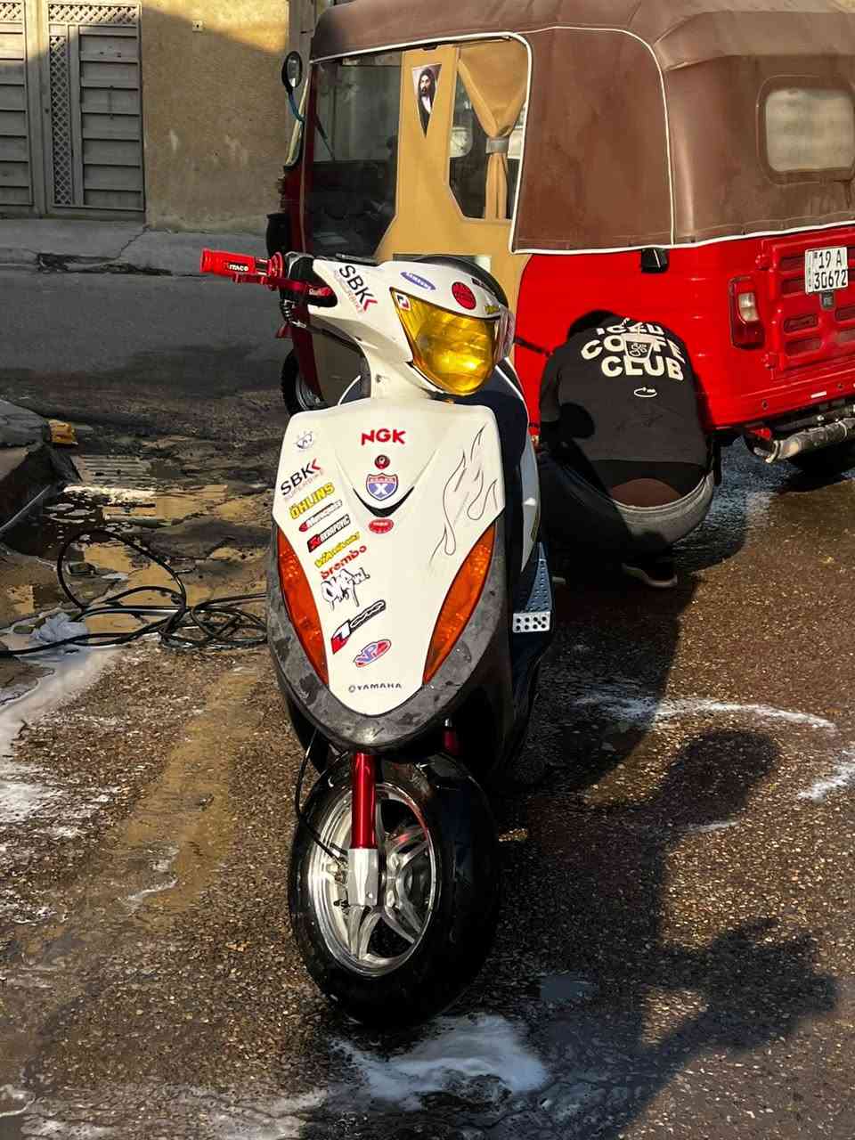 سلام عليكم ماكس عدله للبيع او مراوس سكنس فحل
بوشه 55  شلعه ومعدل
كلجات كرزي رياضي 
شيال فضي رياضي 
صالنصه M ستيل
بك لايت أربعه  
اشاير أربعه 
قبق فلاوين
تجوه كشن يدات كرزي 
دبل امامي خلفي رياضي 
تايرات جيلاتين وياله نجمه 
مكاني بغداد حي الاعلام سعرها 850 بيها مجال بسيط ،


**إذا كنت صاحب هذا الإعلان وتريد حذفه لأي سبب، رجاءا أرسل رسالة إلى الدعم الفني**