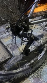 السلام وعليكم بايسكل كوري نضيف كلش البايسكل جوابه جدد   تايرات جدد  با...