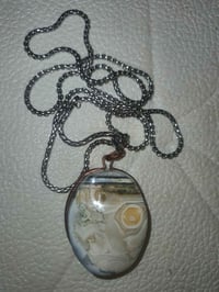 قلاده • عقيق طحلبي • سعر مناسب