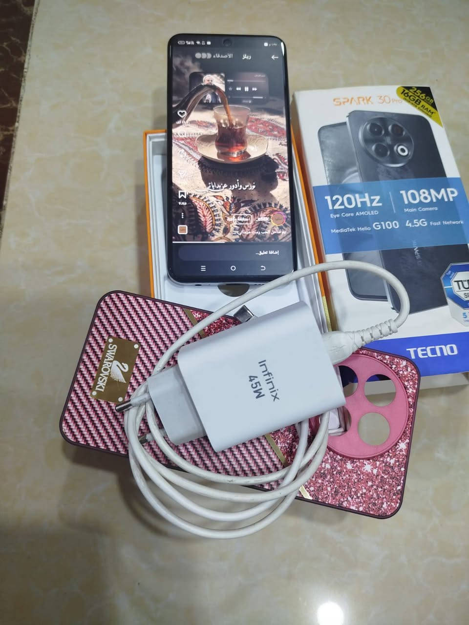 موبايل تكنو سبارك 30 برو استخدام البيت أخو الجديد ما داخل تصليح مكاني الأصمعي رايده ب ١٨٠  ***********
