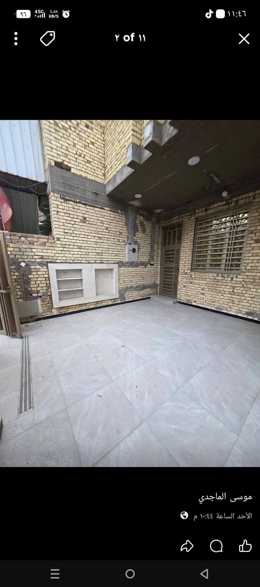 دار للبيع المساحة 200متر في منطقه العرضات على شارع 15  بناء حديث ***********
