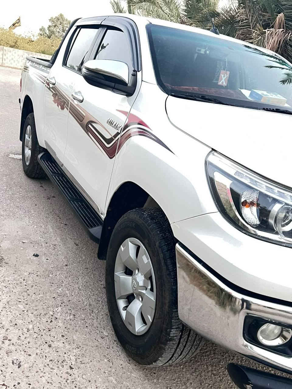هايلوكس فور ويل موديل 2020 كاز
شركة ساز SAS
رقم اربيل الجديد 
 ماشيه 170
تبريد قطعتين 
إشاير بالمري 
كير اوتوماتيك 
داخل ماروني
تحكم ستيرن جهتين
مانع انزلاق 
نظام ايكو 
حساسات خلفيه
شاشه وكامرا خلفيه
بعد بيها مواصفات 

السعر 245 وبيها مجال 
مكاني البصرة _ القرنة
الاتصال ***********
