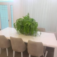 طاولة سفرة • ٨ مقاعد • جديدة