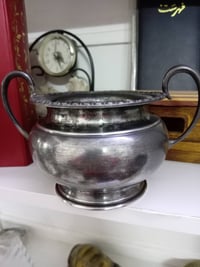 اناء معدني • طلاء فضة • بغداد البلديات