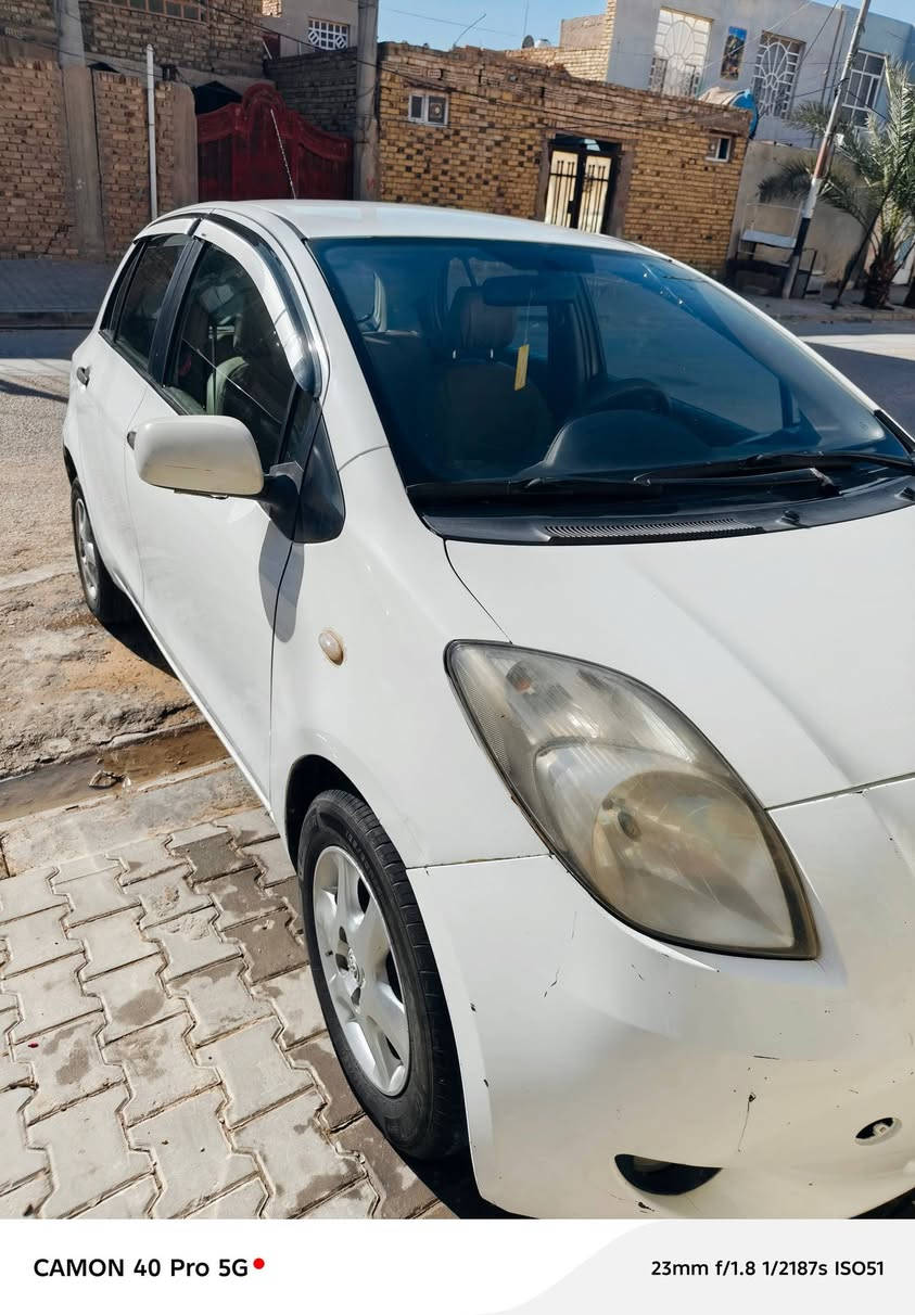 تويوتا يارس مديل 2006 مكفولة من مكينه كير حداديه تخم تيارت حداديه سيارة جاهزة السعر 65 مكانه النجف ***********
