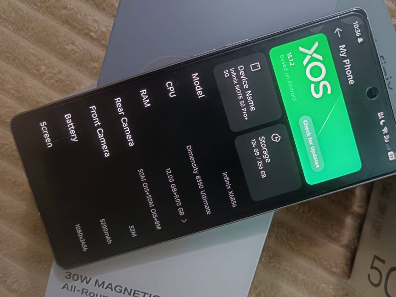 Infinix NOTE 50 Pro+ 5G للبيع
ضمان ما داخل اي صيانه 
كامل معا الملحقات ✓
السعر 🔥450الف 
تواصل خاص او واتس 7518328278


**إذا كنت صاحب هذا الإعلان وتريد حذفه لأي سبب، رجاءا أرسل رسالة إلى الدعم الفني**