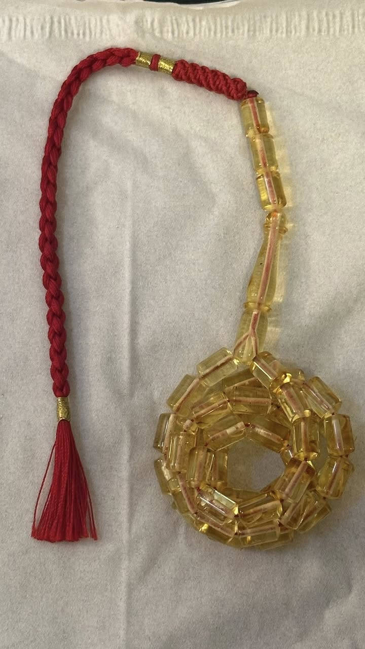 السلام عليكم مسباح كهرب عطش بلطيقي حر طبيعي مكفول 100%
الوزن 18.5 غرام 
عدد الحبات مع الثلاث الفوق 48 حبة 
قياس الحبة 10,3 * 6,8
السعر 100 دولار والتوصيل مجاني وخادم
للاستفسار خاص او 
***********
