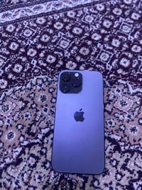 السلا عليكم ايفون14 برو ماكس 📱  ذاكره 256📲  بطاريه  83 بلادي  🔋  تك سي...