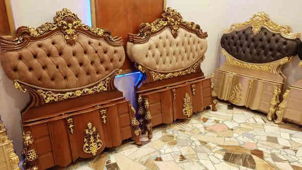 سرير زان مصري جديد غير مستخدم بلتغليف توجد ال الوان ثانيه السعر٢٢٥ *********** بغداد
