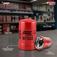 نقدّم لكم فلتر الزيت B7322 من Baldwin 🔧  مصمم ليمنح محركك حماية فعّالة...