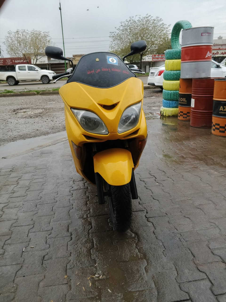 فورزا للبيع صفر 9 كير شغال 7كيل 3تحويلات مرقمه بسمي رقم نكليزي تحويل مباشر معركة بل شرط كير اكسد بل شرط خهم تاير جديد  دراجه تخبل اي نقص ما بيه عنوان كركوك قادسيه شارع ابو وليد رقم ***********
