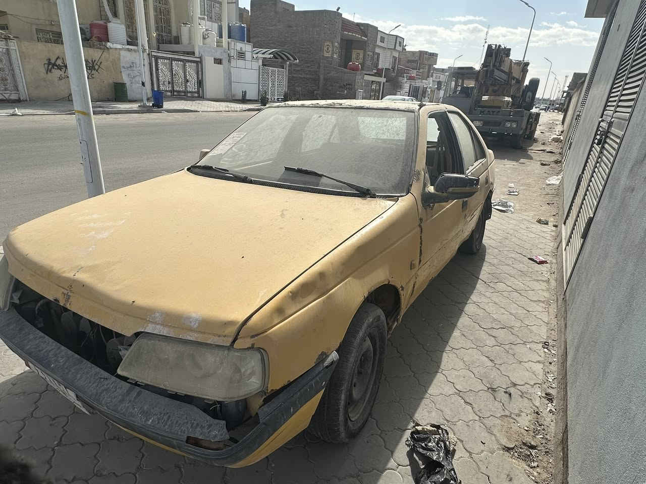 البيع بيجو كوم حديد وراعيه ماندله كطعت عدي نار مكان بصره زبير ***********  سعر 6 ورقات
