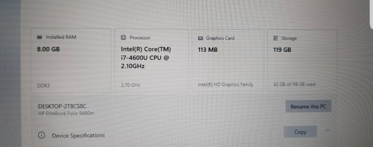 تحية طيبة .. لابتوب hp كور اي 7  الجيل الرابع ورام 8 كيكا وهارد ssd 128 حجم الشاشة  14 اللابتوب نحيفة جدا وبطارية جديدة لوك

                      (( السعر ثابت 200 الف دينار  ))

hp folio
المعالج  Core i7  الجيل الرابع
رام 8 كيكا 
هارد  ssd 128
حجم الشاشة 14 

 للأتصال عادي و واتساب *********** 
شارع الصناعة اوقات الدوام ( 9 - 4 ) يوجد خدمة توصيل داخل بغداد ولجميع المحافظات لمشاهدة كافة الموديلات 
يرجى زيارة الموقع على الفيس بوك ( لابتوب بشير لاين
