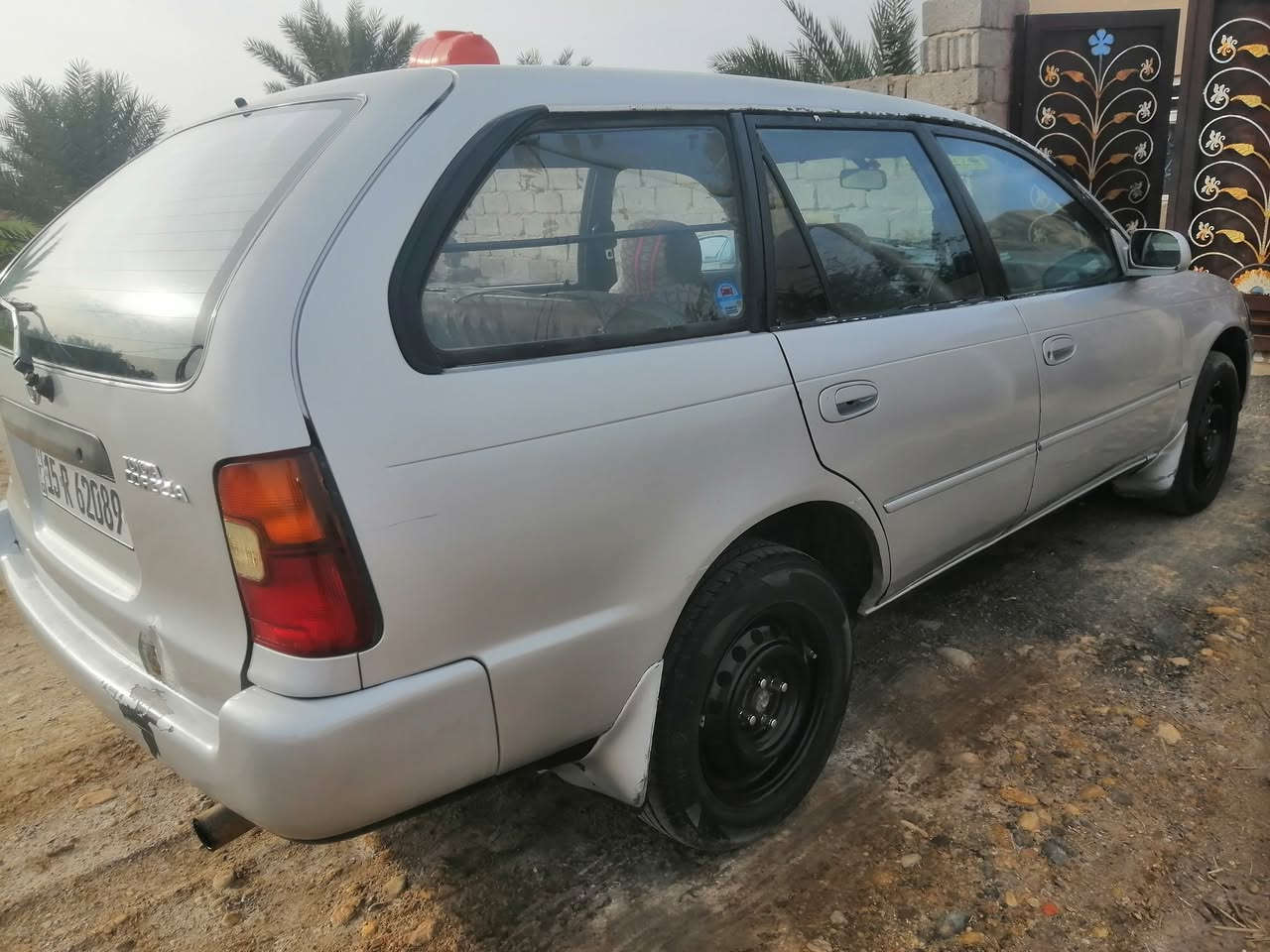 سلام عليكم كورلا للبيع موديل 94  محرك وكير خير من الله   جاهزه كهربائياته كله شغاله تخم تاير صدر جديد امامي وخلفي سنويه لل 29 السياره بسمي رقم انگليزي السعر 56 وبيه مجال للشراي العنوان واسط قضاء الحي رقم موبايل /***********
