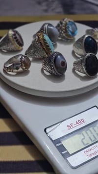 خواتم • سترين توباز • نيشابوري أصلي